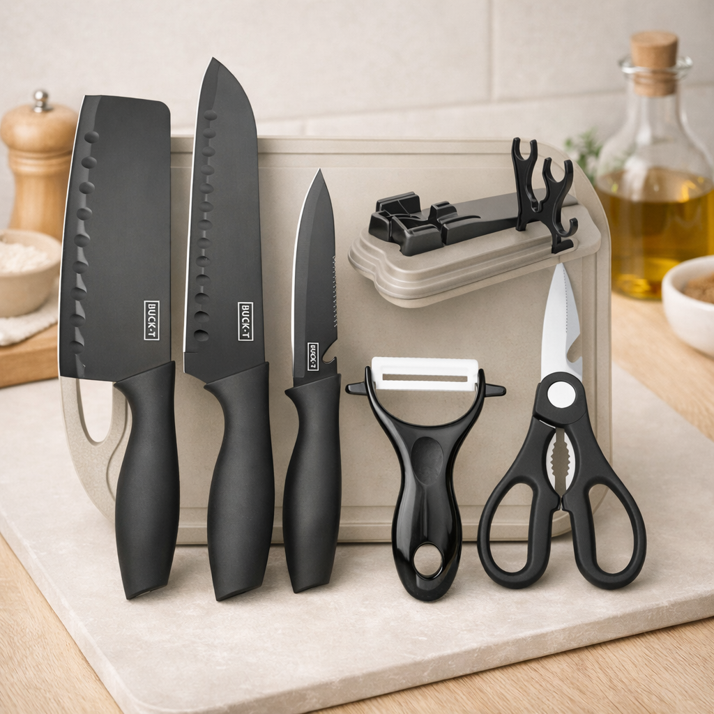 Knife & Cutting Board Set