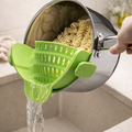 Clip-On Silicone Pot Strainer