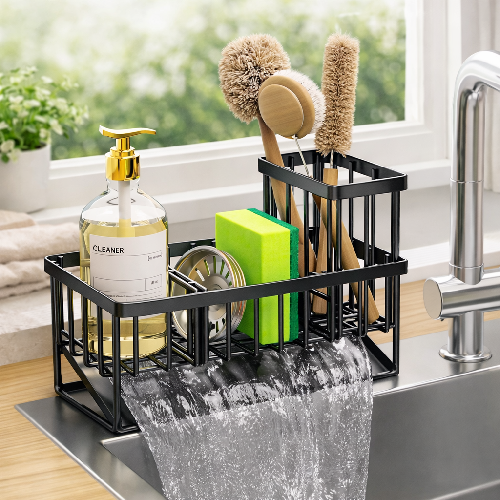 SinkSide Drain Rack Organizer